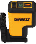 Green Beam Three Spot Laser Level With 120 Foot Range Self Leveling One Eighth Inch Accuracy At Thirty Feet IP54 Dust And Water Resistant