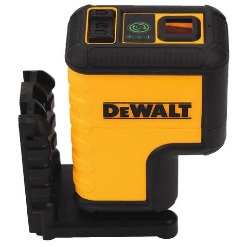 Green Beam Three Spot Laser Level With 120 Foot Range Self Leveling One Eighth Inch Accuracy At Thirty Feet IP54 Dust And Water Resistant