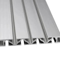 Premium Anodized Aluminum Extrusion Linear Rail Guide 15X120Mm T Slot Profile showing detailed cross-section, perfect for CNC and 3D printing.