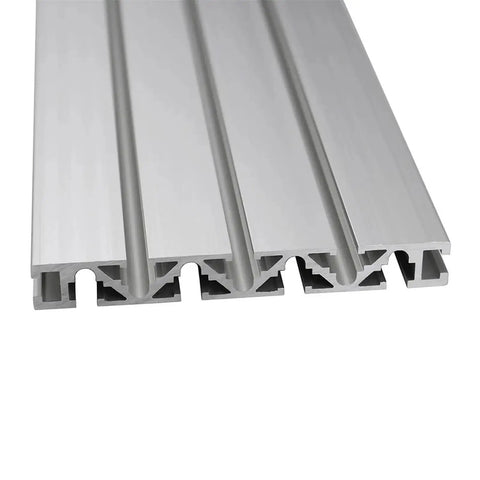 Premium Anodized Aluminum Extrusion Linear Rail Guide 15X120Mm T Slot Profile showing detailed cross-section, perfect for CNC and 3D printing.