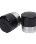 2 Pack Stainless Steel Beefed Up Trailer Wheel Bearing Protector Caps 1.980 Inch Diameter With Grease Level Check Boat Trailer Bearing Cover