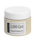 Pro Grade 3000 Grit Diamond Polishing Paste, 50G With 25% Diamond Powder (3-6 Micron) in a beige jar with white lid.