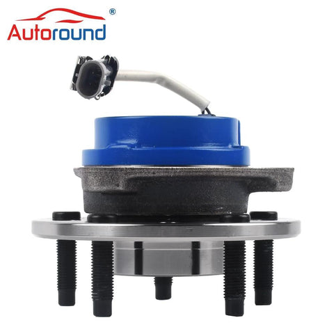 Front view of Front Wheel Hub Bearing Assembly Two Pack Fits Chevy Malibu 97-03 Pontiac Grand Am Oldsmobile Alero Cutlass 97-04 513137 With 5 Lug ABS Front Wheel Drive