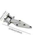 Heavy Duty Stainless Steel Refrigerator Door Hinge Replacement Kit for Freezer and Industrial Equipment No Fuss Install Easy Fit Durable Hardware for Reliable Door Alignment 13.35cm x 6.92cm