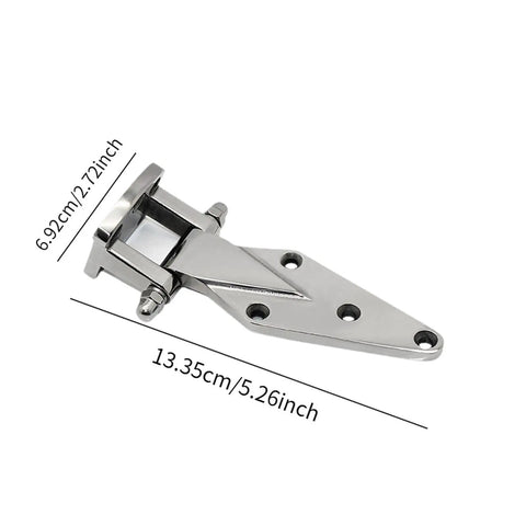 Heavy Duty Stainless Steel Refrigerator Door Hinge Replacement Kit for Freezer and Industrial Equipment No Fuss Install Easy Fit Durable Hardware for Reliable Door Alignment 13.35cm x 6.92cm