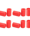 Silicone Intake Vacuum Hose End Plugs Kit, 10 Pack Car Vacuum Hose Caps With High Durability, Universal 16mm Inner Diameter Fits Most Vehicles, Easy Slip On Red Color For Sealing And Protection