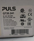 QT20.241 Switching Power Supply 380-480V AC To 24-28V DC 20A Beefy Output For Industrial Equipment And Control Panels Durable And Reliable Power Converter label