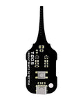 XA5 Coil Tester For Motherboards And PCBs with Green Fault Indicator, black, showing front view with button and LED display.