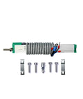 Spot On Precision Linear Encoder And Displacement Sensor with cables and mounting hardware, 20x28mm profile, 70mm to 370mm range.