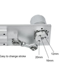 Telescopic Linear Actuator For DIY Projects 12V DC Gear Motor With Adjustable Stroke 5 To 1000 RPM Smooth Reciprocating Motion