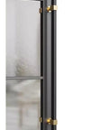 Extra Long Two Sided Pull Door Handle For Interior And Exterior Doors Heavy Duty Stainless Steel Push Pull Bar With Black And Gold Finish 180 Cm Long Dual Access Door Handle For Easy Front And Back Entry