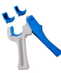 2 Pack Drip Irrigation Hole Punch Tool Set For 16 20 25 32 mm PE Tubing, plastic punches with interchangeable blue heads