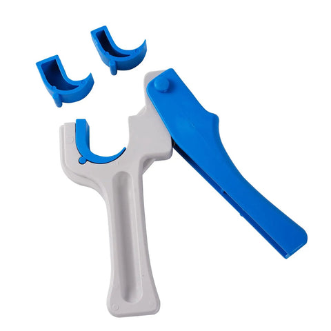 2 Pack Drip Irrigation Hole Punch Tool Set For 16 20 25 32 mm PE Tubing, plastic punches with interchangeable blue heads