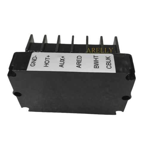 Bad Boy 89998GT Solenoid Relay Module Fits Telescopic Boom Lifts, 12V relay board with labeled connections for easy installation.