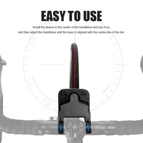 Handlebar Laser Align Tool For Bicycles And Bike Seats, Easy Calibrator And Center Alignment Indicator on handlebars