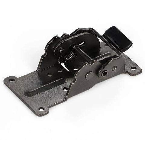 Kickass Pair Of Steel Folding Brackets With Dead Nuts Self Locking Design For Tables Workbenches And Sleeping Platforms smooth adjustable locking mechanism.