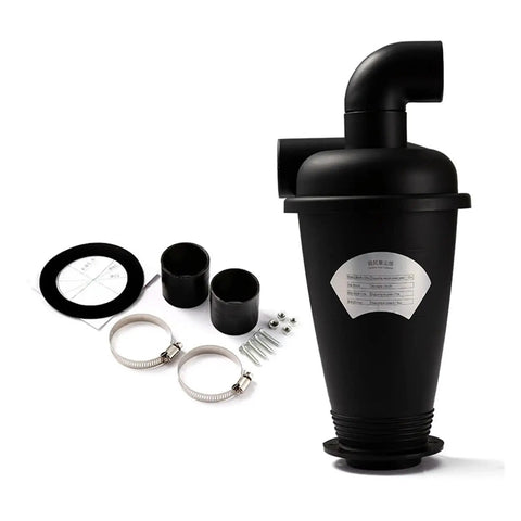 Top Shelf Industrial Dust Separator For Vacuum Cleaners DIYers Turbocharged Woodworking Dust Collector with gasket and hardware
