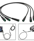 Check Out This Cool 510 Mm E Bike Display Extension Cable With 2 Inch Length That Fits 5 Pin Scooter Dashboard Wiring Perfectly For Easy Upgrades And Super Smooth Ride Control Without Any Mess Or Hassle., 5-pin black cable