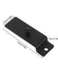 Heavy Duty Black Carbon Steel Slatwall Built Tough Hooks Set For Picture Hangers And Tool Display Sturdy Utility Hooks