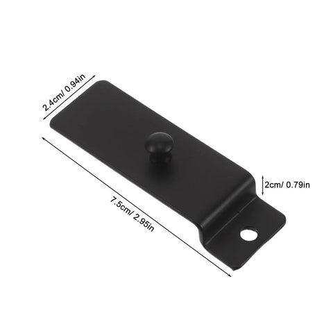 Heavy Duty Black Carbon Steel Slatwall Built Tough Hooks Set For Picture Hangers And Tool Display Sturdy Utility Hooks