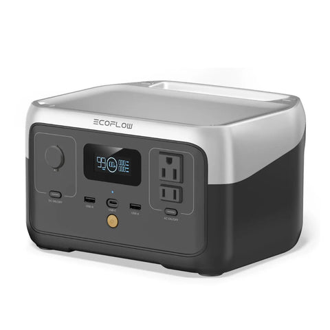 River 2 Portable Power Station 256Wh LiFePO4 Battery With 1 Hour Fast Charging, Up To 600W AC Output, Solar Generator