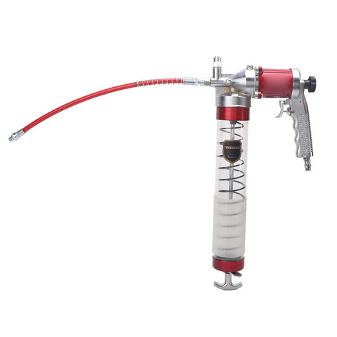Heavy Duty Grease Gun With High Pressure 10,000 To 12,000 PSI Leak Proof Design G1/4 Inch Quick Connector Built For Industrial Use