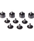Upgrade Your Ride With This Killer Rubber Bumper Kit For Classic Trucks From 1951 To 1954 Featuring 10 Pieces Of High Grade Black Hood Guards That Look Fresh And Provide Reliable Protection You Can Trust, 10-piece black rubber hood guard set