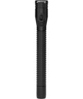 Black Beefy Rechargeable Full Size LED Dual Light Flashlight With 650 Lumen Main Beam And 200 Lumen Flood, side view