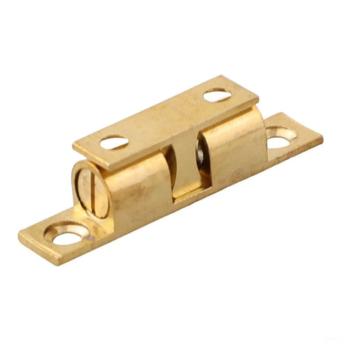 Heavy Duty Smooth Quiet Double Ball Catch For Kitchen Cabinet Doors And Shoe Cupboards in solid brass, designed to prevent slamming.