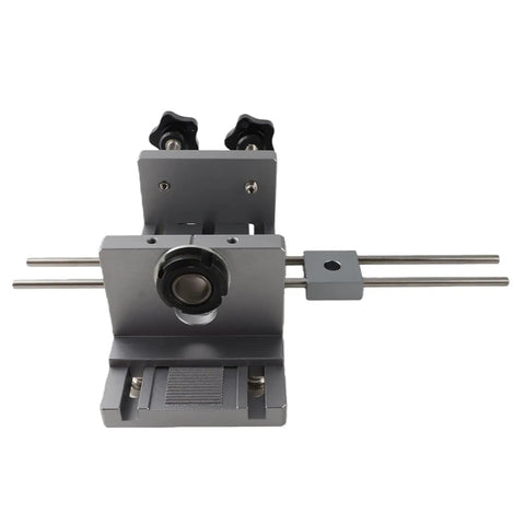 Heavy Duty Self Centering Dowelling Jig Kit For Accurate Woodworking Plus 6 8 10mm Bushings Clamp Board Side Hole Punch Tool front view