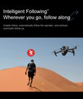 Dope 8K Camera GPS Drone With 5 Inch HD Screen Built In 90 Minute Flight Time 3KM Control Range 360 Degree Obstacle Avoidance chasing person