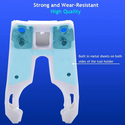 ISO30 tool holder clamp fork claw with metal reinforcement, high speed ISO30 ER32 45L balance collet chuck for CNC tool holder