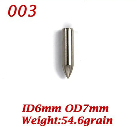 003 model 20 Piece Stainless Steel Glue On Field Points For Target Arrows Built Tough For Bamboo Wooden Fiberglass And Carbon Arrows