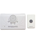 Long Range Wireless Doorbell Kit For Home And Biz With Dual Function Transmitter That Acts As Push Button Or Magnetic Door Contact