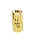 Close-up of Concealed Barrel Hinges 2 Pack Gold Copper Finish For Cabinet Doors Fits 8mm To 18mm Door Thickness 12mm Common Ultra Low Profile