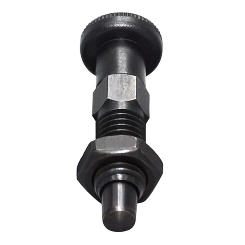 Carbon Steel Spring Return Knob Plunger with Fine Thread Screw for Precise Indexing and Positioning Heavy Duty Rustproof Tool Solid as a Rock for Your DIY Rig Nice Slick Operation Every Time You Need That Tight Fit No Sweat Setup Solid Choice for The Shop