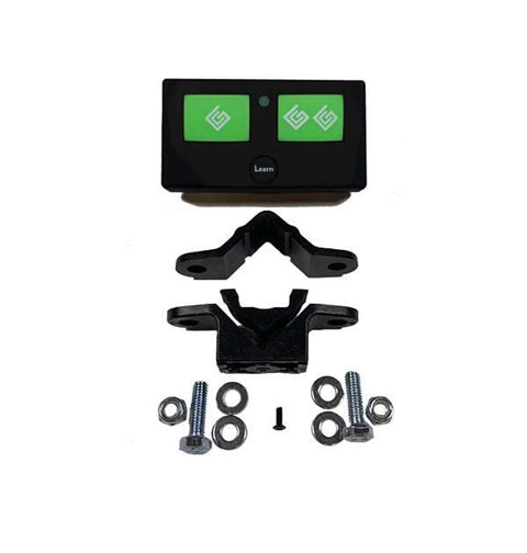 AXR1 Water-Resistant 3-Button Remote For Automatic Gate Openers with mounting kit and hardware