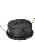 Replacement 0.08 Inch Trimmer Spool For Cordless String Trimmers QuickFeed Style Easy Install black durable spool