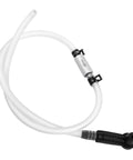 One Man Brake Bleeding Kit Hose With One Way Check Valve Clamp And Bleeder Adapter Translucent Soft Hydraulic Bleeder Hose