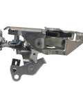 Front Right Passenger Door Lock Latch Assembly Replaces 16631626 For Chevy GMC C1500 C2500 K1500 K2500 S10 Safari Yukon Suburban Kodiak Pickup Truck shown in silver steel finish.