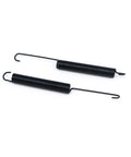 Two Extension Spring 732-04460 Replacement for MTD Snowblower 2007-2017 C224 CA324 CA326 CA230 with hooks on white background
