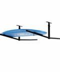 Ceiling Mounted Garage Storage Rack Two Pack Industrial Metal Overhead Rack For Surfboards And SUPs Adjustable Space Saving Holder