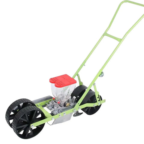 Hand Push Precision Seed Planter For Row Crops, 2 Row Garden Seeder For  Corn, Peanut And Soybean Seeds, Ideal For Terraced Gardens And Small Scale  
