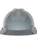 V-Gard Full-Brim Hard Hat With Fas-Trac III Ratchet Suspension Built For Tough Jobs And Serious Impact Protection, Navy Gray