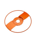 Heavy Duty Mower Deck Guard Shield For Debris Protection And Longevity, Thickened Steel Brush Cutter Protector, top view