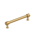 Real Deal Transitional Champagne Bronze Cabinet Pull And Drawer Handle Big Time Upgrade For Kitchen Cabinets Furniture Refresh No Sweat Installation 6 5/16 Inch Center To Center Fit Super Solid Build, close-up view