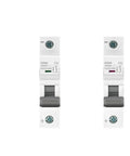 Heavy Duty Dc Mcb 1P 2P Miniature Circuit Breaker 500V Rating with flame retardant housing and screw terminals.