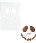 Top Shelf Clear Acrylic Router Template For Halloween Witch Hat Woodworking No Sweat Cutting Jig With Slick Edges For Sweet Diy Projects And Backyard Barn Builds, 7.8x5.5 inch template with wooden smile cut-out.