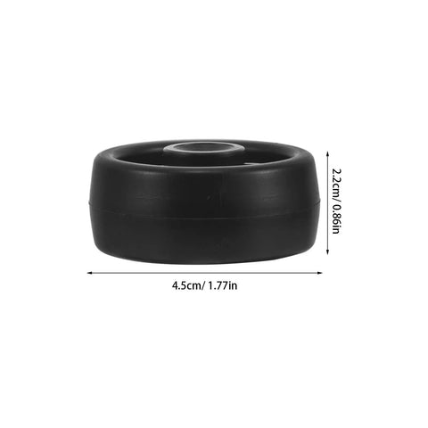 Heavy Duty Fitness Equipment Roller Set For Gym Pulley Systems Universal Replacement Pulleys Cable Machine Attachments Ten Pack Quiet Operation Durable Treadmill And Exercise Bike Compatible Parts, 4.5cm black roller