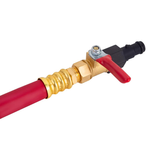 Flush Hose Fitting Kit For PWC WaveRunner And Jet Boat With Brass Hose EPDM Rubber Ball Valve Durable Marine Grade Fitting
